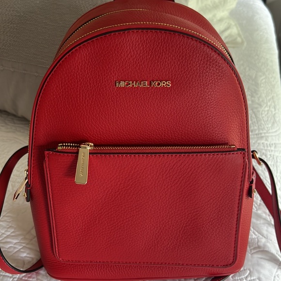 Michael Kora Red Mini Backpack 🎒 - Picture 3 of 8